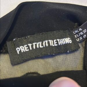 PrettyLittleThing Black Garment